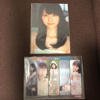 松井玲奈　しおり　クリアファイル　SKE48(アイドルグッズ)