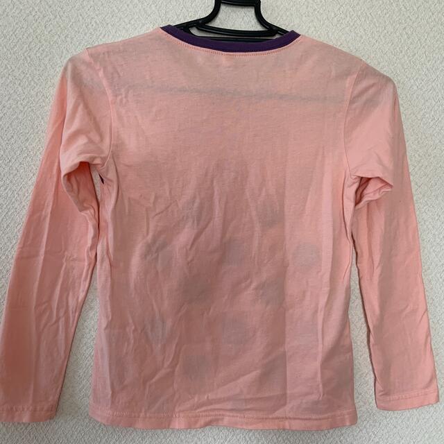 女児　ピンク　ロングTシャツ キッズ/ベビー/マタニティのキッズ服女の子用(90cm~)(Tシャツ/カットソー)の商品写真