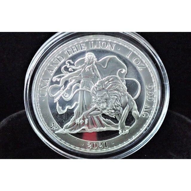 BU 2021 99.9% 純銀　シルバー　セントヘレナ　ウナ　ライオン　銀貨