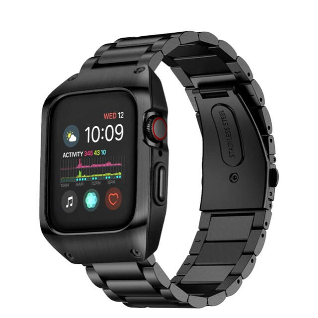 Apple Watch(アップルウォッチ)のVICARA Apple Watch バンド  SE/6/5/4 44mm一体式 スマホ/家電/カメラのスマホアクセサリー(その他)の商品写真