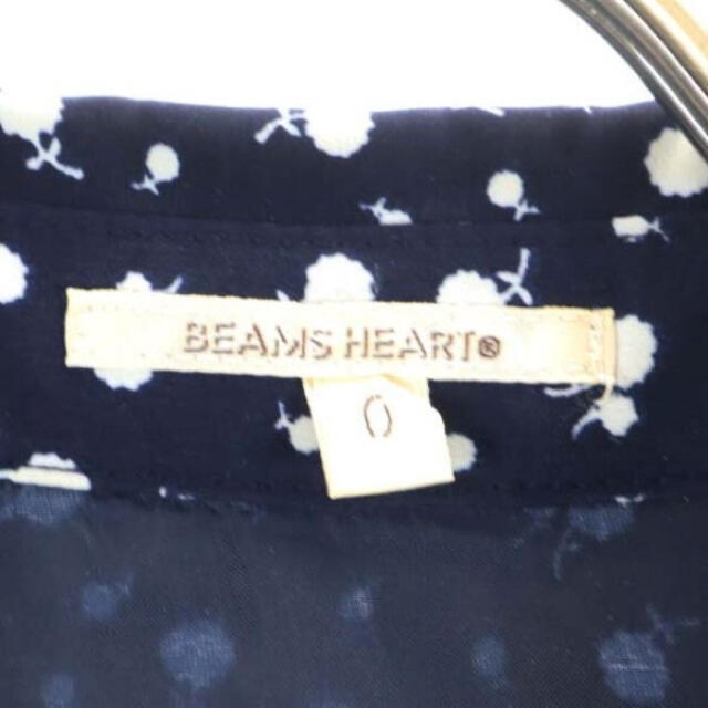 BEAMS(ビームス)のビームスハート 花柄 ワンピース 0 ネイビー BEAMS HEART レディースのワンピース(ひざ丈ワンピース)の商品写真