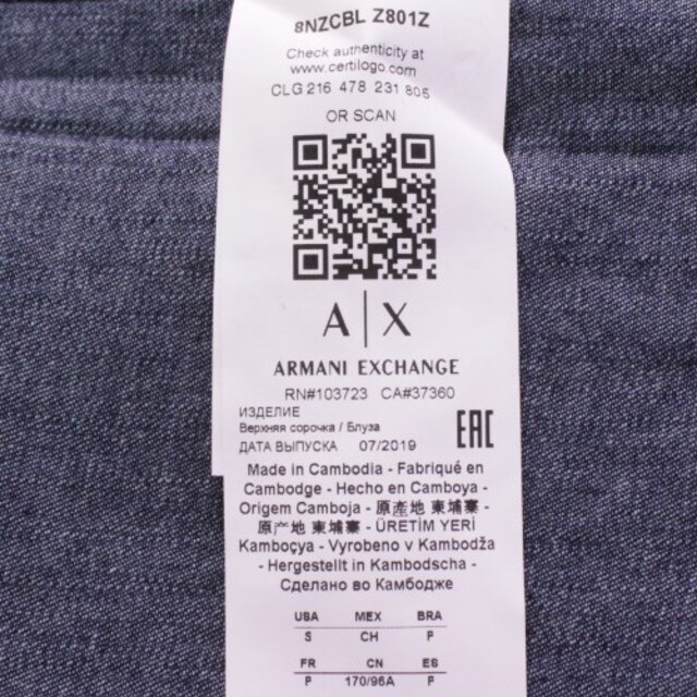 ARMANI EXCHANGE(アルマーニエクスチェンジ)のA/X ARMANI EXCHANGE ドレスシャツ メンズ メンズのトップス(シャツ)の商品写真