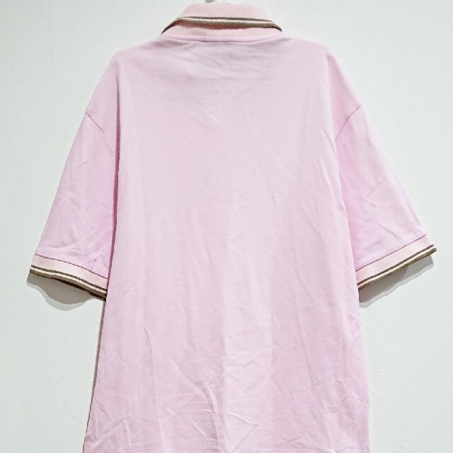 MONCLER(モンクレール)のMONCLER モンクレール メンズ 半袖 ポロシャツ XSサイズ ピンク メンズのトップス(ポロシャツ)の商品写真