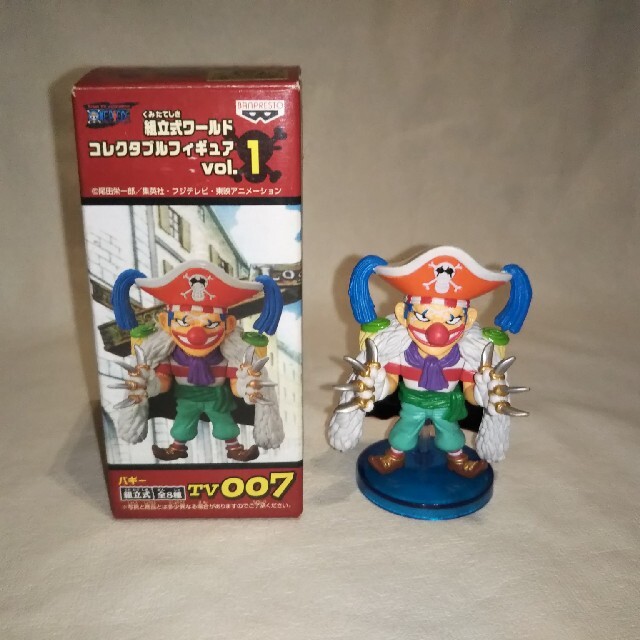ONE PIECEワールドコレクタブルフィギュアvol.1 バギー 開封品の通販