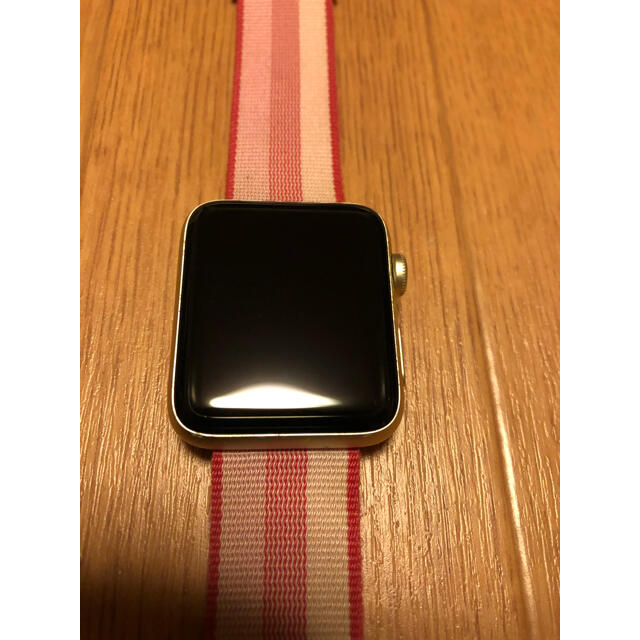 値下げ　Apple Watch Series2 42mm　ローズゴールドナイロン