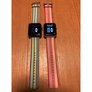 アップルウォッチ(Apple Watch)のApplewatch series2  42mm グレーとシルバー(腕時計(デジタル))