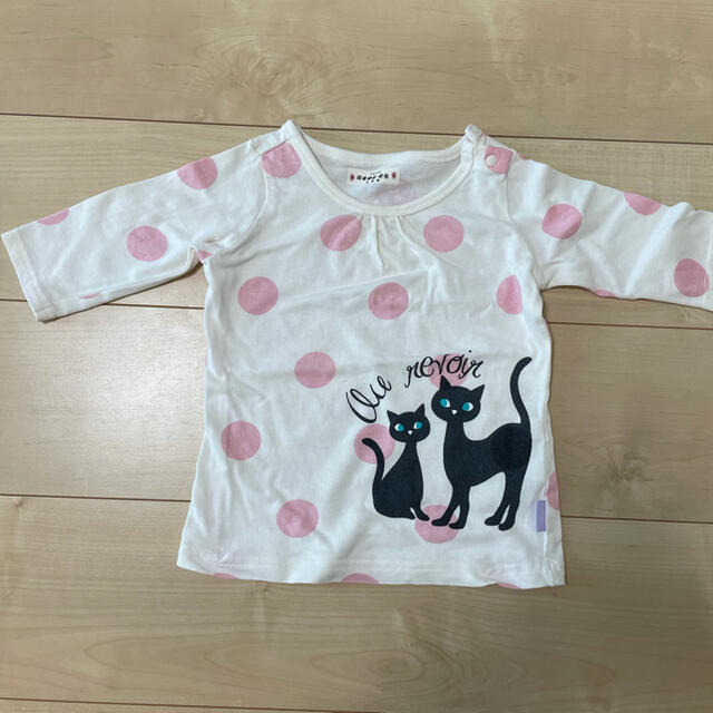 ベルメゾン(ベルメゾン)のロンT 7部丈 キッズ/ベビー/マタニティのキッズ服女の子用(90cm~)(Tシャツ/カットソー)の商品写真