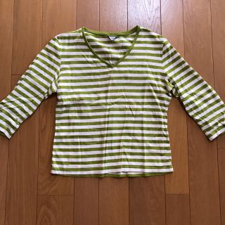 マリメッコ(marimekko)のマリメッコ  ボーダーカットソー　S 中古(カットソー(長袖/七分))