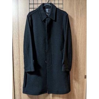 バーバリーブラックレーベル(BURBERRY BLACK LABEL)の初売りセール　美品　バーバリー　ブラックレーベル　コート　カシミヤ混(ステンカラーコート)