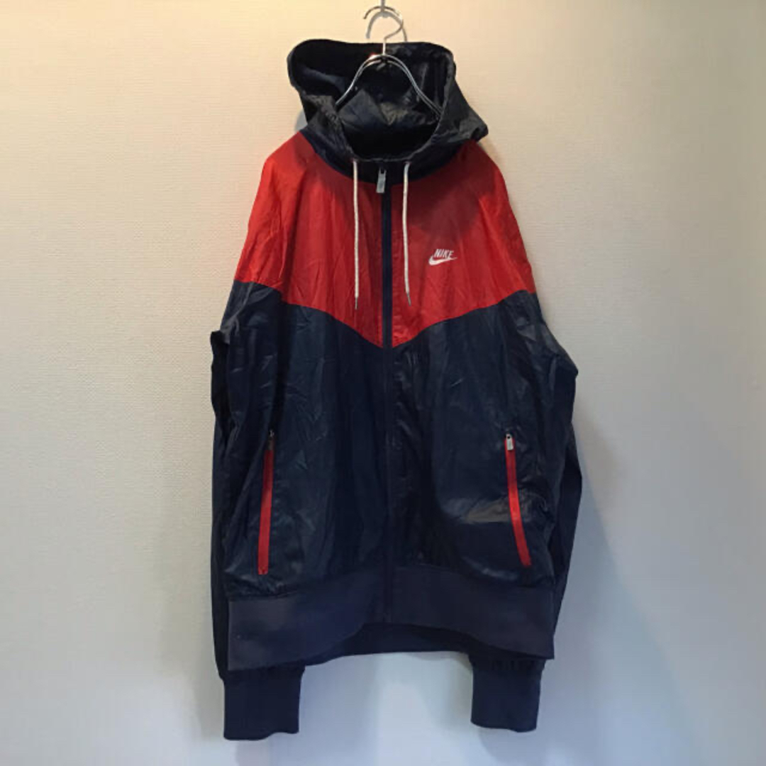 NIKE - NIKE ナイキ ナイロンパーカー ジャケット L バイカラー NIKE - NIKE ナイキ ナイロンパーカー ジャケット L バイカラー