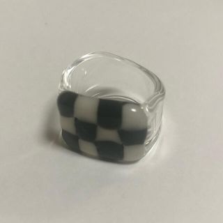 yurika akutsu /checker glass ring(リング(指輪))