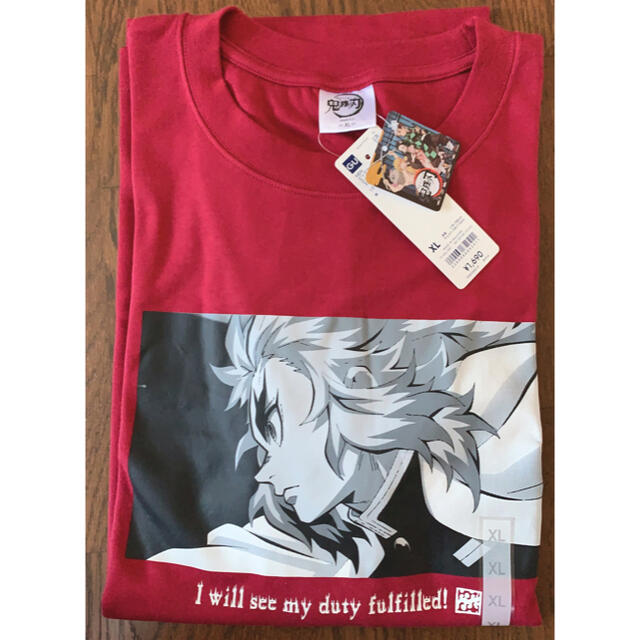 GU(ジーユー)の鬼滅の刃 GU 煉獄杏寿郎 XL Tシャツ メンズのトップス(Tシャツ/カットソー(半袖/袖なし))の商品写真