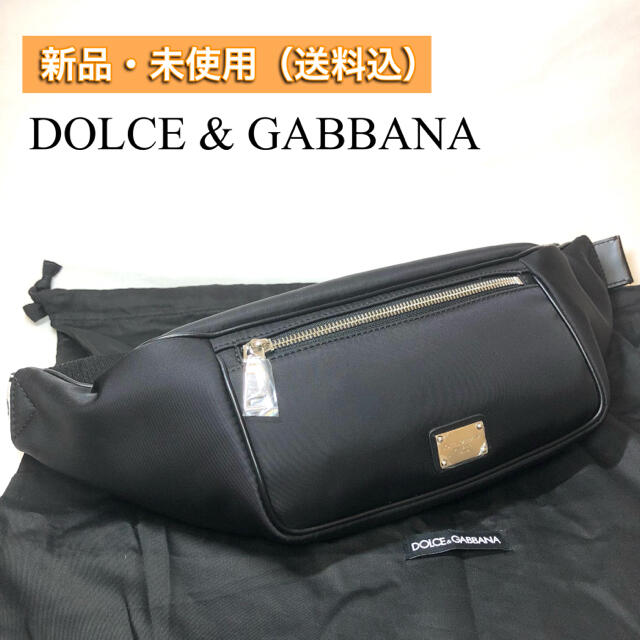 【新品・本物】Dolce&Gabbana ベルトバッグ D&G BLACK