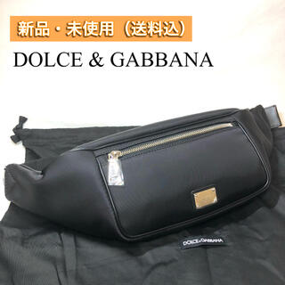 ドルチェアンドガッバーナ(DOLCE&GABBANA)の【新品・本物】Dolce&Gabbana ベルトバッグ D&G BLACK(ショルダーバッグ)