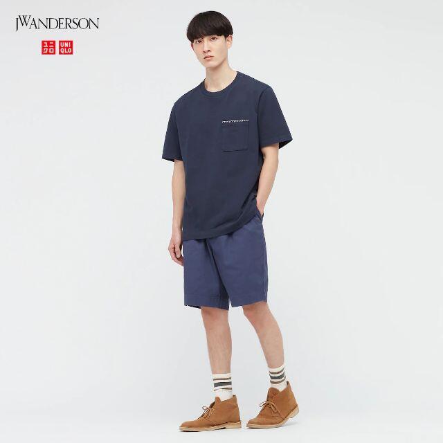 UNIQLO ユニクロ ブランケットステッチT シャツ 半袖 M - メルカリ