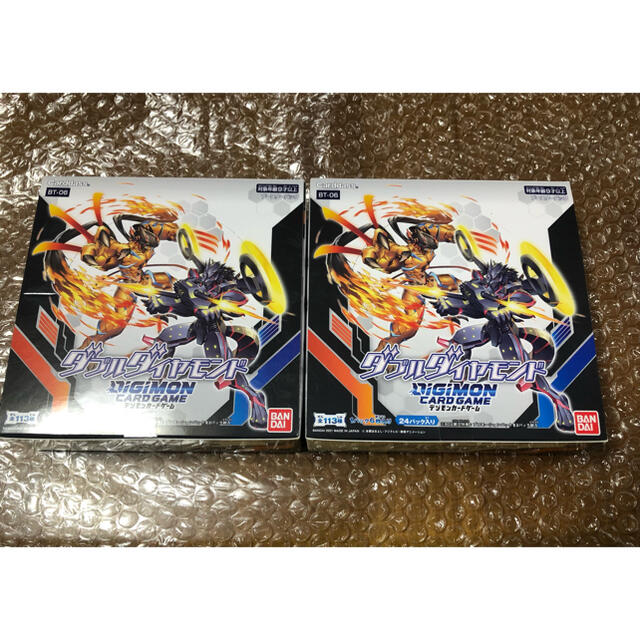 デジモンカード　ダブルダイヤモンド　2BOX