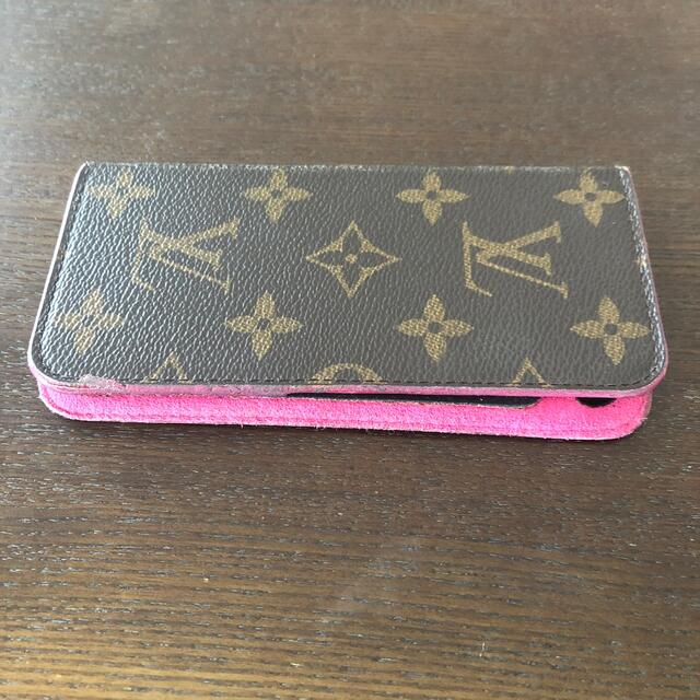 LOUIS VUITTON(ルイヴィトン)のルイ　ヴィトン　ピンク　iPhone7・iPhone8  ケース　中古 スマホ/家電/カメラのスマホアクセサリー(iPhoneケース)の商品写真