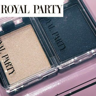 ロイヤルパーティー(ROYAL PARTY)の新品 ROYALPARTY アイシャドウ アイボリー ナイト 青ラメ おまけ付き(アイシャドウ)