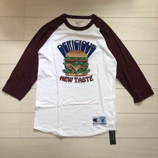 チャンピオン(Champion)の【新品】 champion 七分丈 Tシャツ カットソー(Tシャツ/カットソー(七分/長袖))