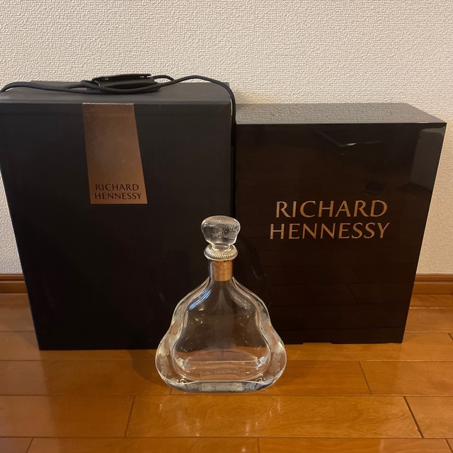 HENNESSY ヘネシー バカラ 空瓶 化粧箱付き 崩し HENNESSY ヘネシー バカラ 空瓶 化粧箱付き 崩し
