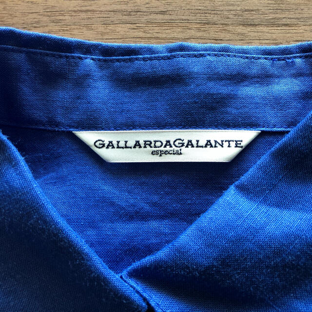 GALLARDA GALANTE(ガリャルダガランテ)の【お値下げしました】GALLARDAGALANTE リネンシャツ レディースのトップス(シャツ/ブラウス(長袖/七分))の商品写真