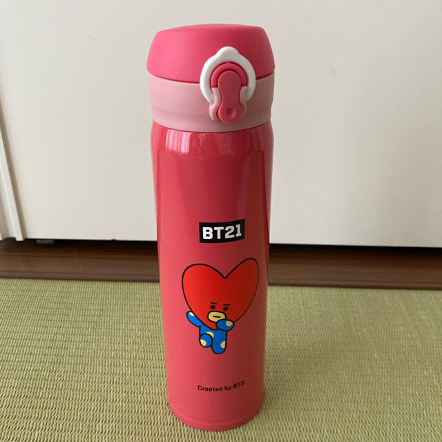 防弾少年団(BTS)(ボウダンショウネンダン)の新品★ BT21 BTS 魔法瓶カップ　水筒　ボトル　テテ　v インテリア/住まい/日用品のキッチン/食器(タンブラー)の商品写真