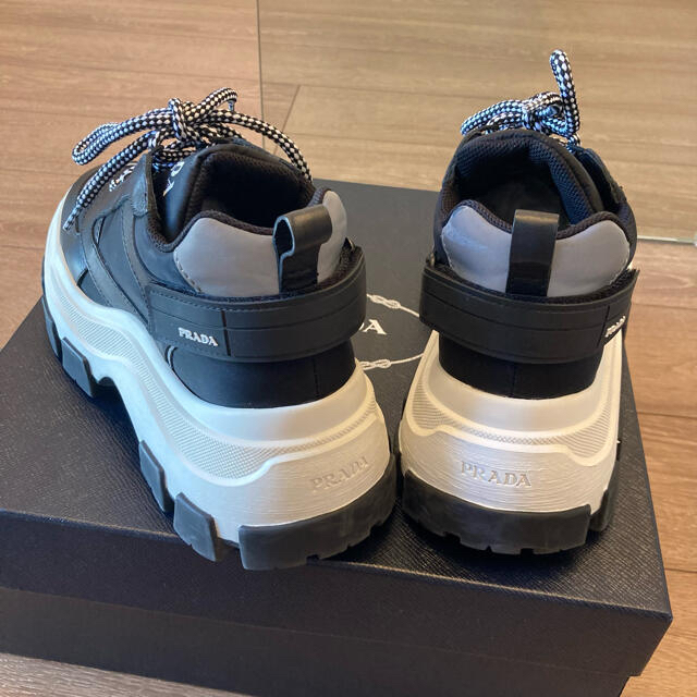 PRADA - Prada プラダ pegasus UK7 ダッドスニーカー 厚底 PRADA - Prada プラダ pegasus UK7 ダッドスニーカー 厚底