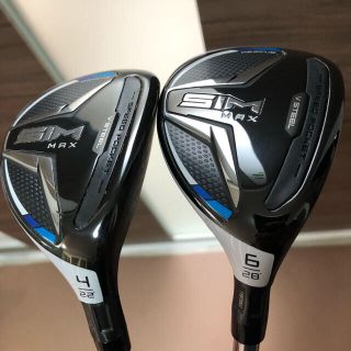 テーラーメイド(TaylorMade)のテーラーメイド SIM MAX #4 #6  2本セットユーティリティ(クラブ)