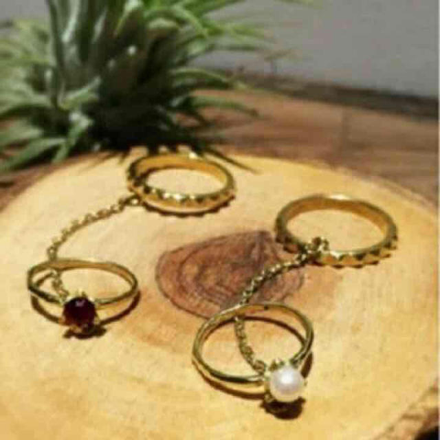 TODAYFUL(トゥデイフル)のtodayfulチェーンリング レディースのアクセサリー(リング(指輪))の商品写真