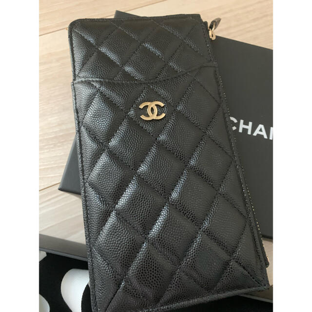 CHANEL(シャネル)のご専用！レア美品！CHANELシャネル財布フォーン&カードケース レディースのファッション小物(財布)の商品写真