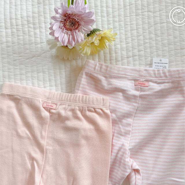 babyGAP(ベビーギャップ)の新品♡baby gap レギンス 2set ピンク キッズ/ベビー/マタニティのベビー服(~85cm)(パンツ)の商品写真