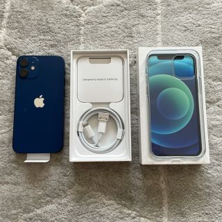 アップル(Apple)のiPhone12mini SIMﾌﾘｰ 64GB ﾌﾞﾙｰ(スマートフォン本体)