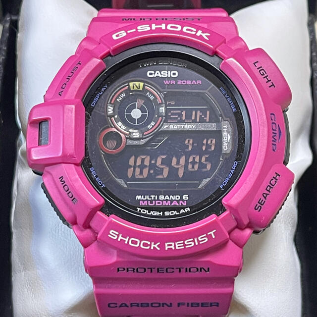 送料無料 CASIO G-SHOCK サンライズ ソーラー パープル 底値 腕時計(デジタル)