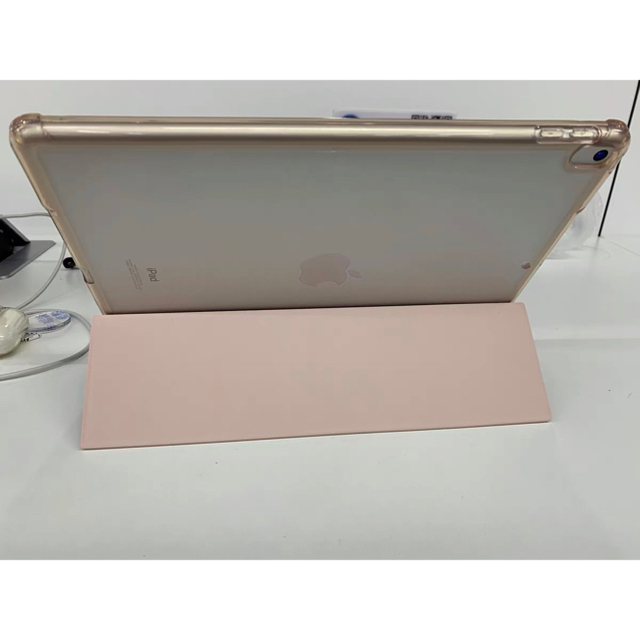 iPadケース　iPad Proケース　iPad Airカバー　半透明　ピンク スマホ/家電/カメラのスマホアクセサリー(iPadケース)の商品写真