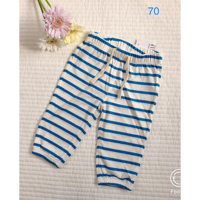 babyGAP(ベビーギャップ)の新品♡baby gap ボーダーレギンス 70 キッズ/ベビー/マタニティのベビー服(~85cm)(パンツ)の商品写真