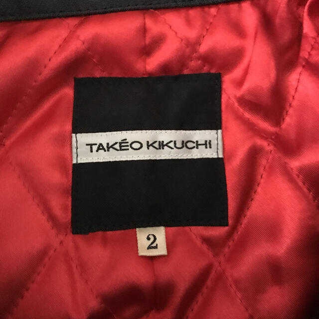 TAKEO KIKUCHI(タケオキクチ)のタケオキクチ　ライダースジャケット　黒 メンズのジャケット/アウター(ライダースジャケット)の商品写真