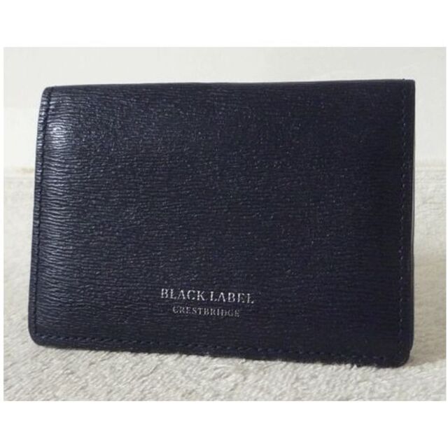 BLACK LABEL CRESTBRIDGE - 良品　ブラックレーベル クレストブリッジ　定期入れ　名刺入れ　カードケース