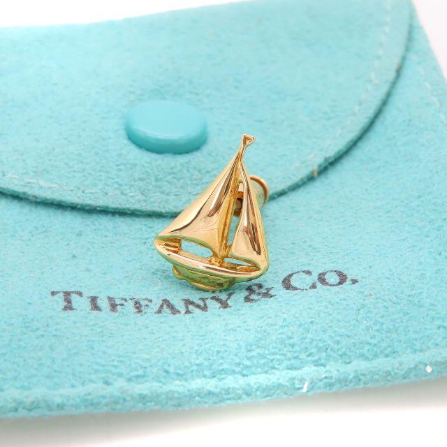 Tiffany & Co. - 極希少 美品 ティファニー ゴールド ヨット ピン ネクタイピン XC48