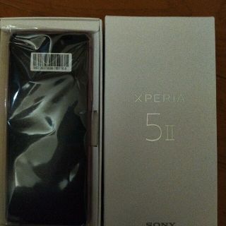 エクスペリア(Xperia)のSIMフリー au版 Xperia 5 II SOG02 ピンク 新品白ロム (スマートフォン本体)