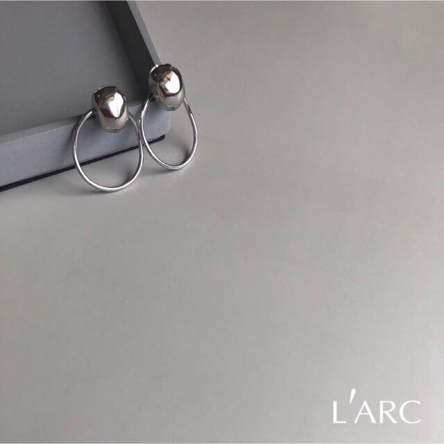 【TEN様 専用】L'ARC metal hoop pierce ハンドメイドのアクセサリー(ピアス)の商品写真