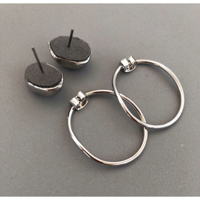 【TEN様 専用】L'ARC metal hoop pierce ハンドメイドのアクセサリー(ピアス)の商品写真