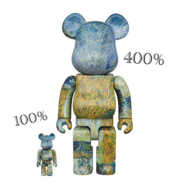 ゴッホ展　BE@RBRICK ベアブリック　100%&400%ベアブリック