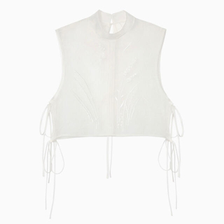 マメ(mame)のFloral Jacquard Sheer Vest(ベスト/ジレ)