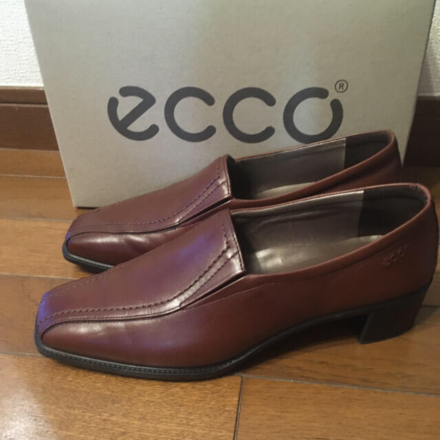 ECHO(エコー)のecco エコー　ソフト　革靴　ローファー　パンプス　23.5EEE レディースの靴/シューズ(ローファー/革靴)の商品写真