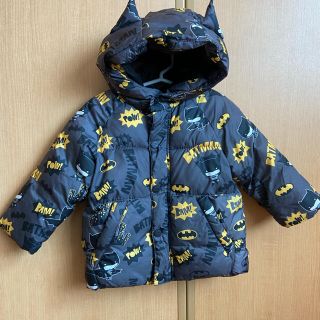 ザラキッズ(ZARA KIDS)のZARAキッズ　ダウン　アウター　バットマン　86 90センチ　グレー(ジャケット/上着)