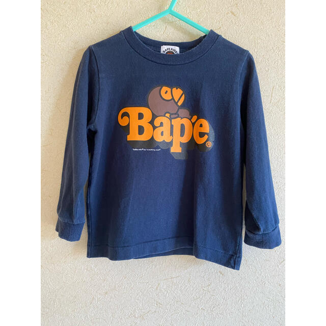 A BATHING APE(アベイシングエイプ)のアベイシングエイプ  BAPE ロンT キッズ/ベビー/マタニティのベビー服(~85cm)(Ｔシャツ)の商品写真