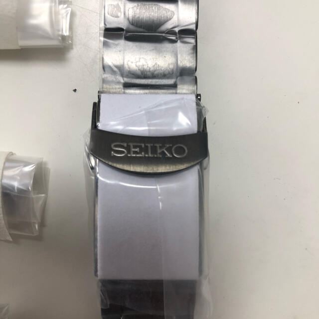 SEIKO(セイコー)のセイコー　ブラックメッキ　ブレスレット　SRPD 新品　22mm メンズの時計(金属ベルト)の商品写真