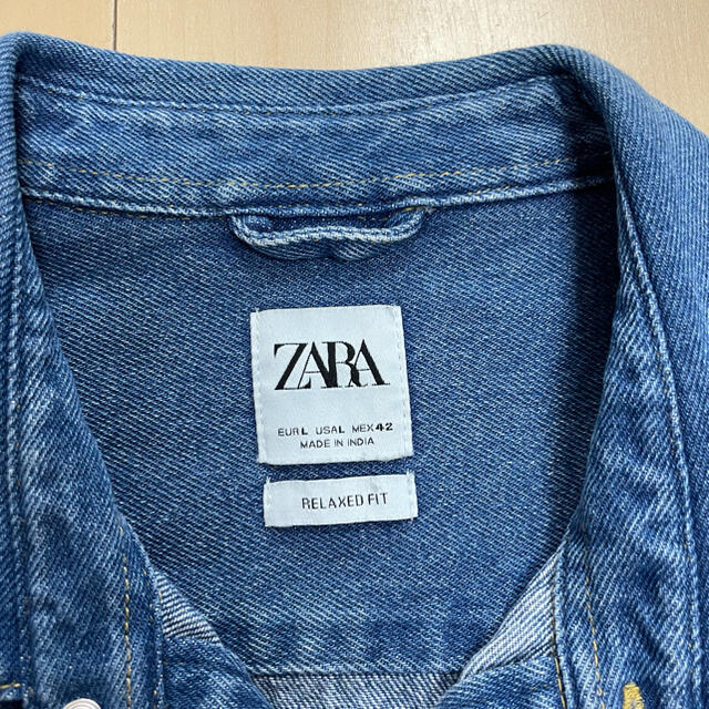 ZARA(ザラ)のZARA デニム プルオーバー L メンズのトップス(シャツ)の商品写真