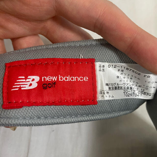 New Balance(ニューバランス)のニューバランスゴルフ　サンバイザー スポーツ/アウトドアのゴルフ(その他)の商品写真