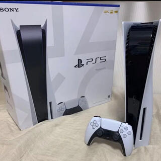 プレイステーション(PlayStation)のps5 ディスク搭載型　3年保証　美品(家庭用ゲーム機本体)